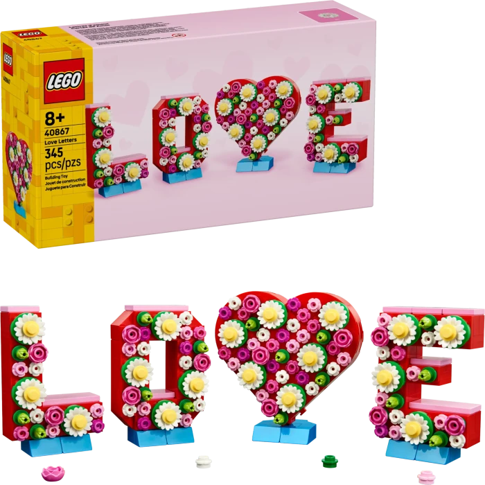 LEGO Iconic 40867 LOVE - 4 Buchstaben