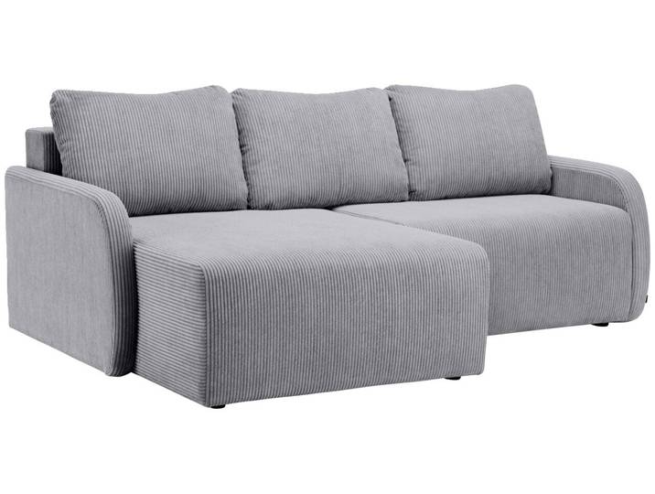 Z2 Ecksofa JENIFER, silber, Cord