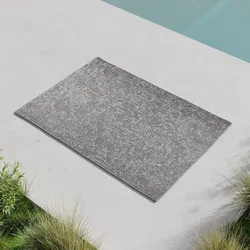 Outdoorteppich Viento Grau/Weiß ca. 120x170 cm