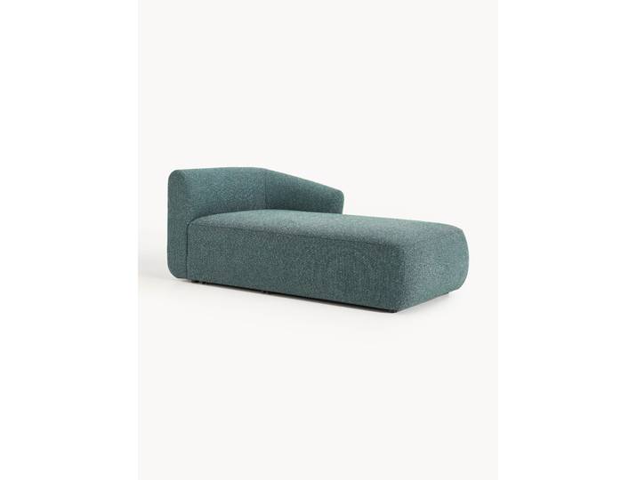 Module d'angle ottoman en bouclette Sofia