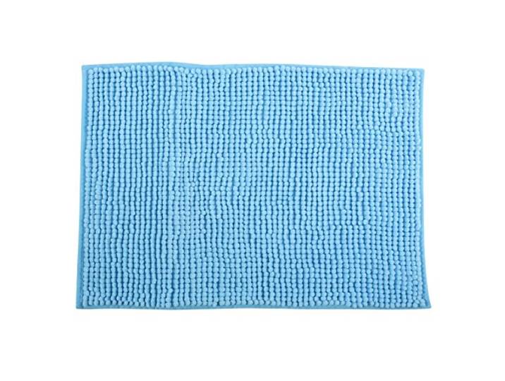 MSV Badmat badmat douchemat Chenille hoogpolig badmat 40x60 cm - lichtblauw