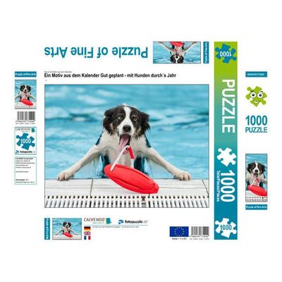 CALVENDO Puzzle Gut geplant - mit Hunden durch´s Jahr 1000 Teile Lege-Größe 640 x 480 cm Foto-Puzzle Bild von None www.boegau.de