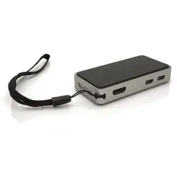 FLIRC Case - Aluminium Gehäuse für Raspberry Pi Zero, silber/schwarz