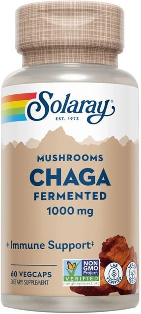 Solaray Chaga Fermented 500 mg 60 VCaps