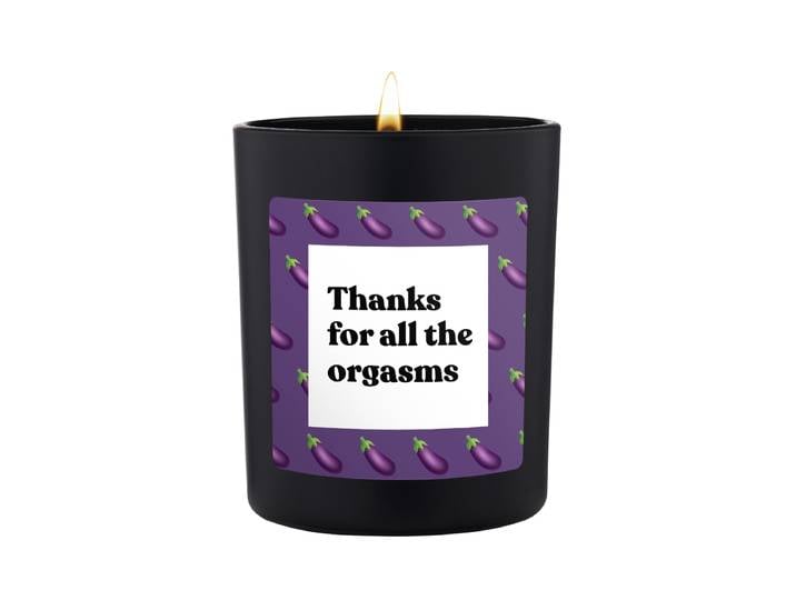 Duftkerze Schwarz Woody Thanks for all the orgasms