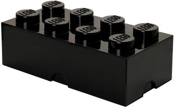 Lego Storage Brick 8 Black