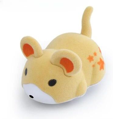 Inspired Living Rechargeable Smart Moving Mouse Interactive Cat Toy yellow