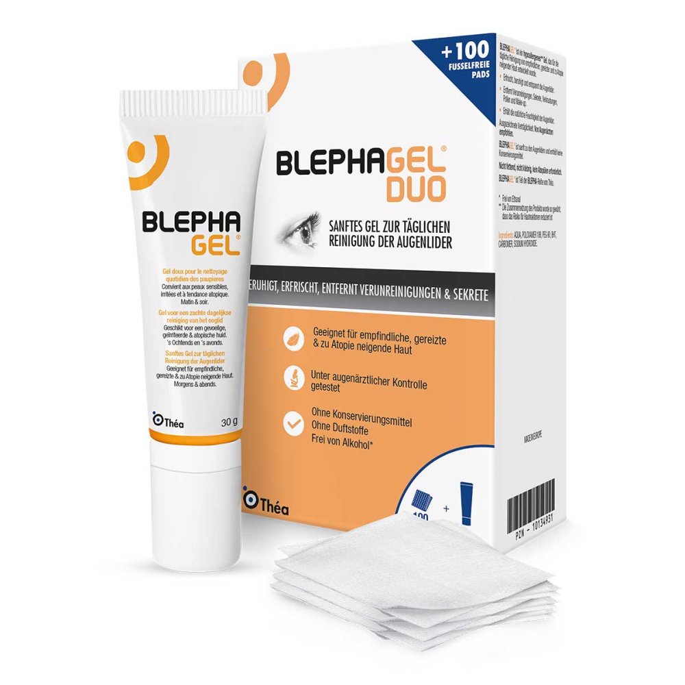 Thea Pharma GmbH Blephagel Duo 30 g + Pads 10134931