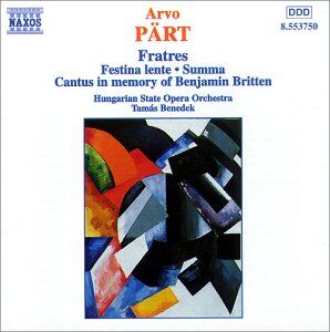 Fratres / Festina lente / Summa - Preis vom 09.10.2026 07:28:09 h
