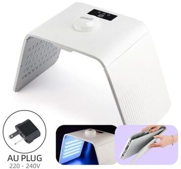 Uplifted Goods 7 Color LED Photon Therapy Facial Mask With Nano Water Sprayer au Plug