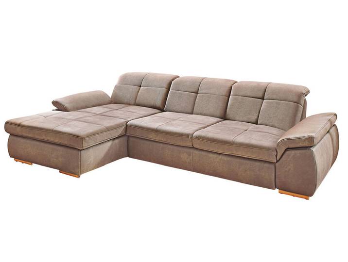 YoungLife Ecksofa CAPRI IV SF-L nougatbraun