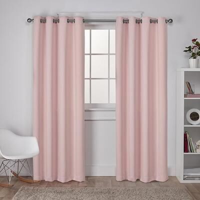 Porch & Den Boosalis Sateen Twill Blackout Curtain Panel Pair