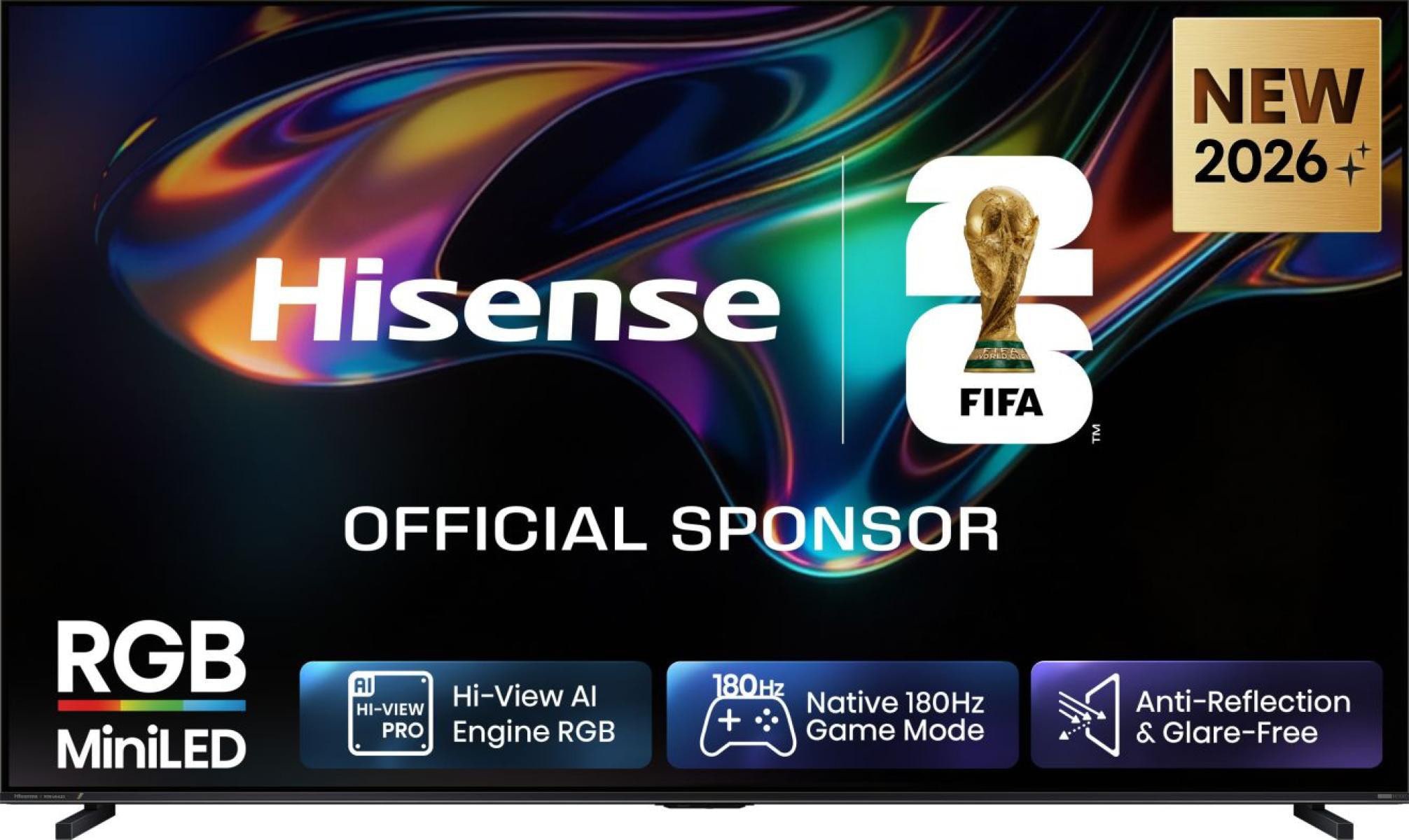 Hisense 100UR8DS 254cm 100" 4K UHD RGB MiniLED Smart TV 4K 180 Hz