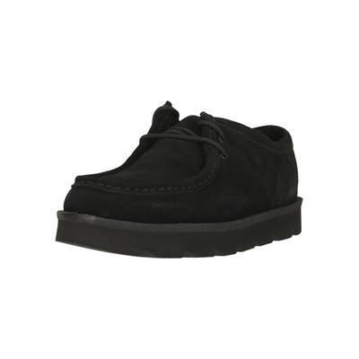 Mokassin CLARKS "Meare Walla", Herren, Gr. 41, schwarz, Leder, Schuhe Mokassin, mit leichter Laufsohle