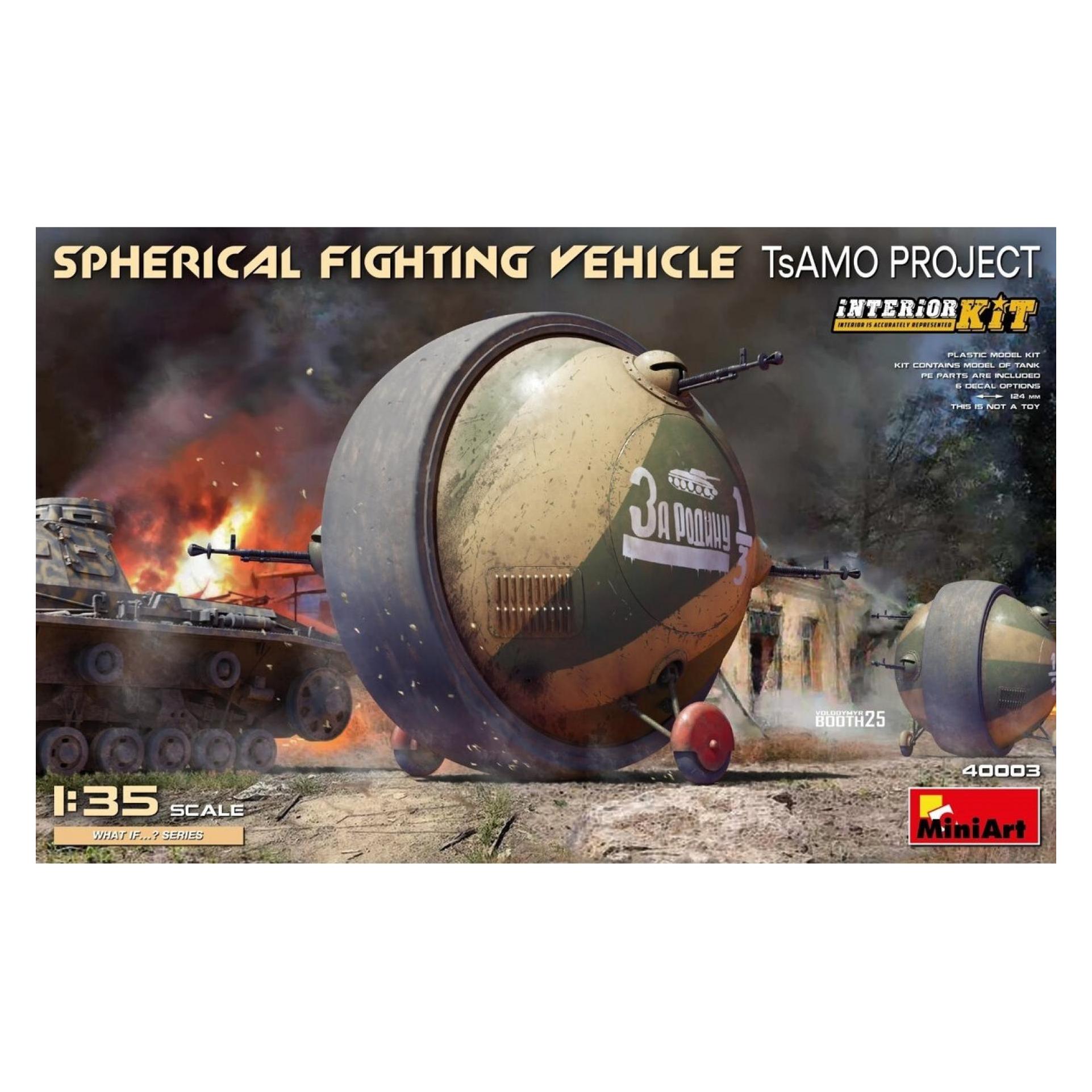 Mini art 1:35 Rus. Kugel.-Panzer TsAMO-Projekt (550040003)