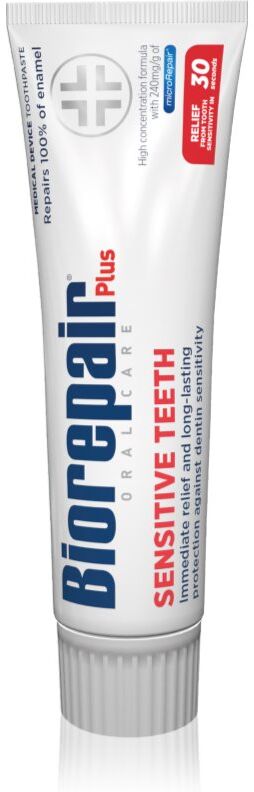 Biorepair Plus Sensitive Teeth dentifrice pour dents sensibles 75 ml