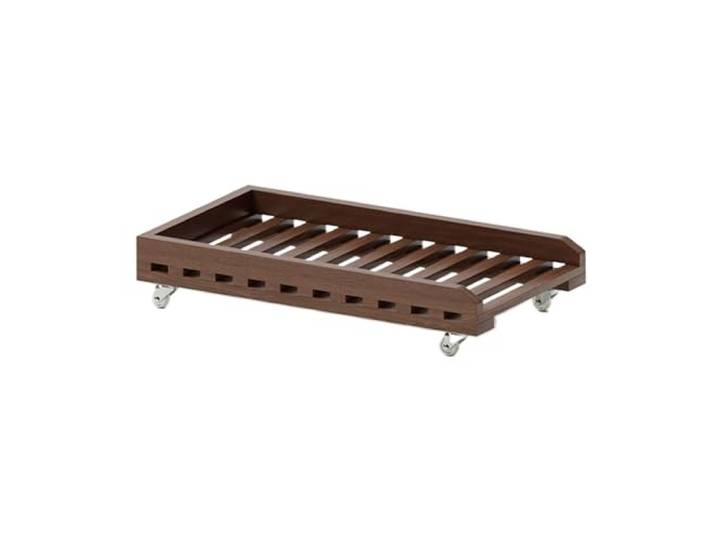 wD7rE5bm6z Pc Stand CPU-Ständer, Büro-Aufbewahrungsregal, tragbar, beweglicher PC-Host-Halter, Halterung, Regal, Wärmeableitungsregal mit Rädern(Bruin)