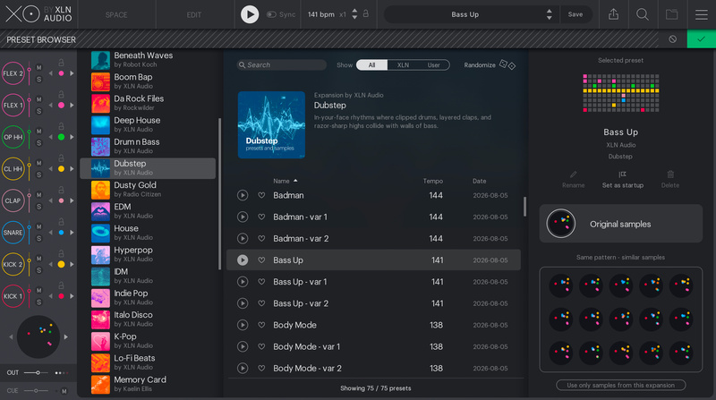 XLN Audio XO Expansion - Dubstep