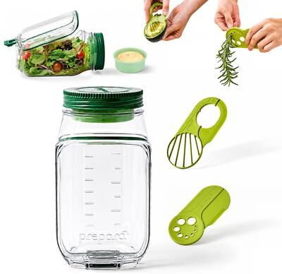Prepara Complete Salad Kit Herbs n Greens Avocado Cool Salad Pod