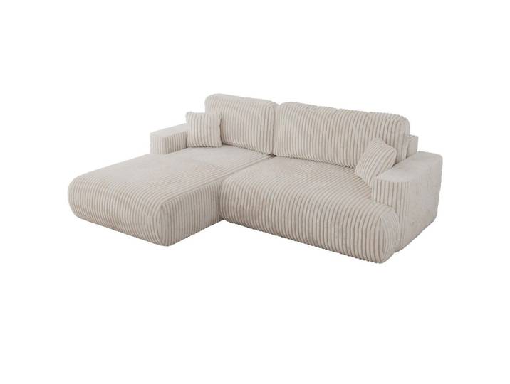 ECKSOFA OVO L Beige Cord - Links Seite