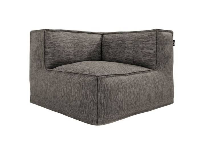 ROOLF Living Silky Loungesessel Polypropylen/Chenille Dunkelgrau