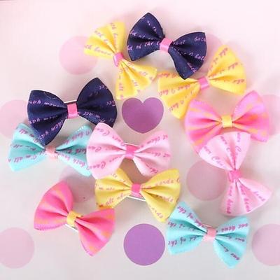 Hunde Katzen Bögen Kuschelig Cosplay Casual Hundebekleidung for Shih Tzu Malteser Chihuahua Spitz Zwergpudel