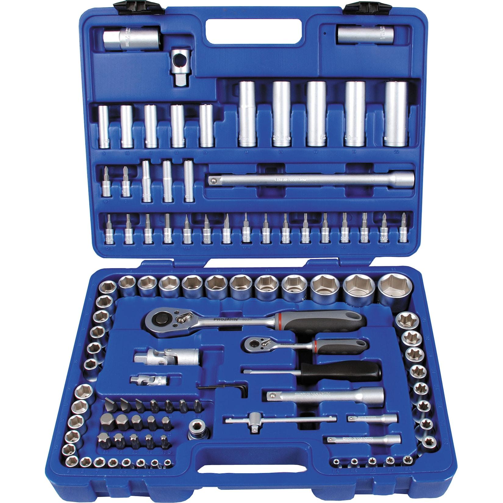 Projahn Steckschlüsselsatz 1/4 und 1/2 Zoll Proficraft 8653