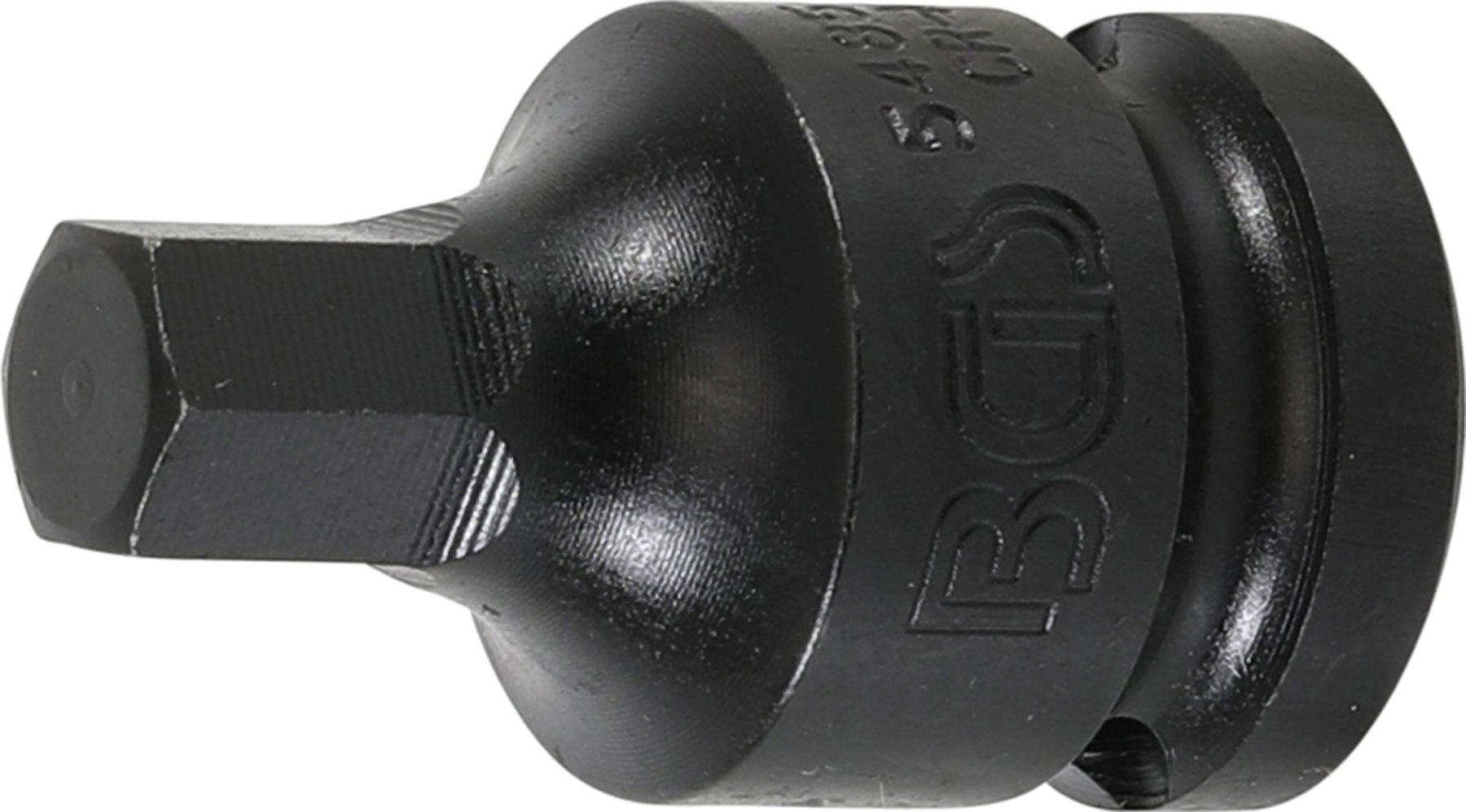 BGS Kraft-Bit-Einsatz 5485-10, Antrieb Innenvierkant 12,5 mm (1/2"), Innensechskant 10 mm ; BGS technic)