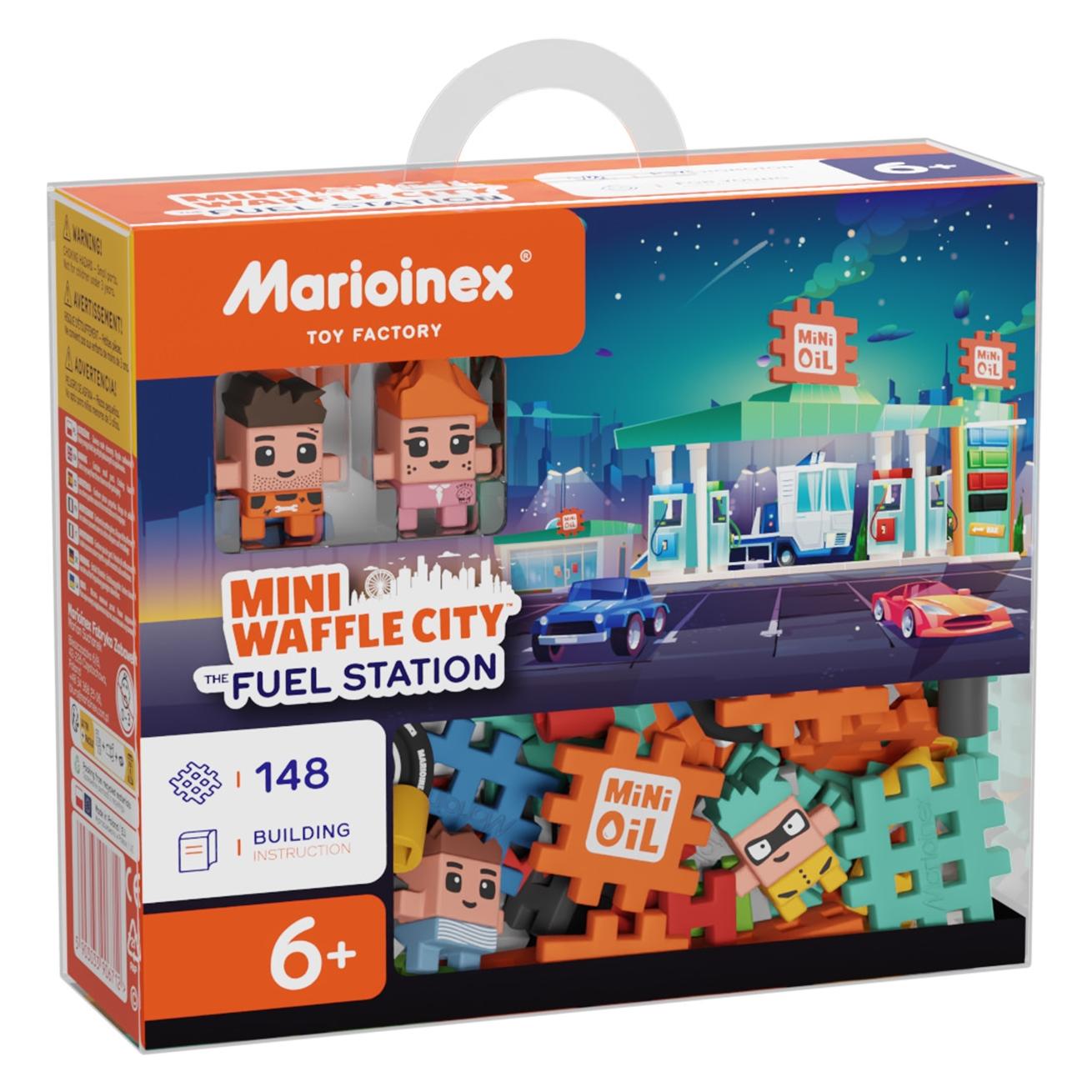 Marioinex *****Klocki wafle mini CityStacjaPaliw 148el 06996 (54617584)
