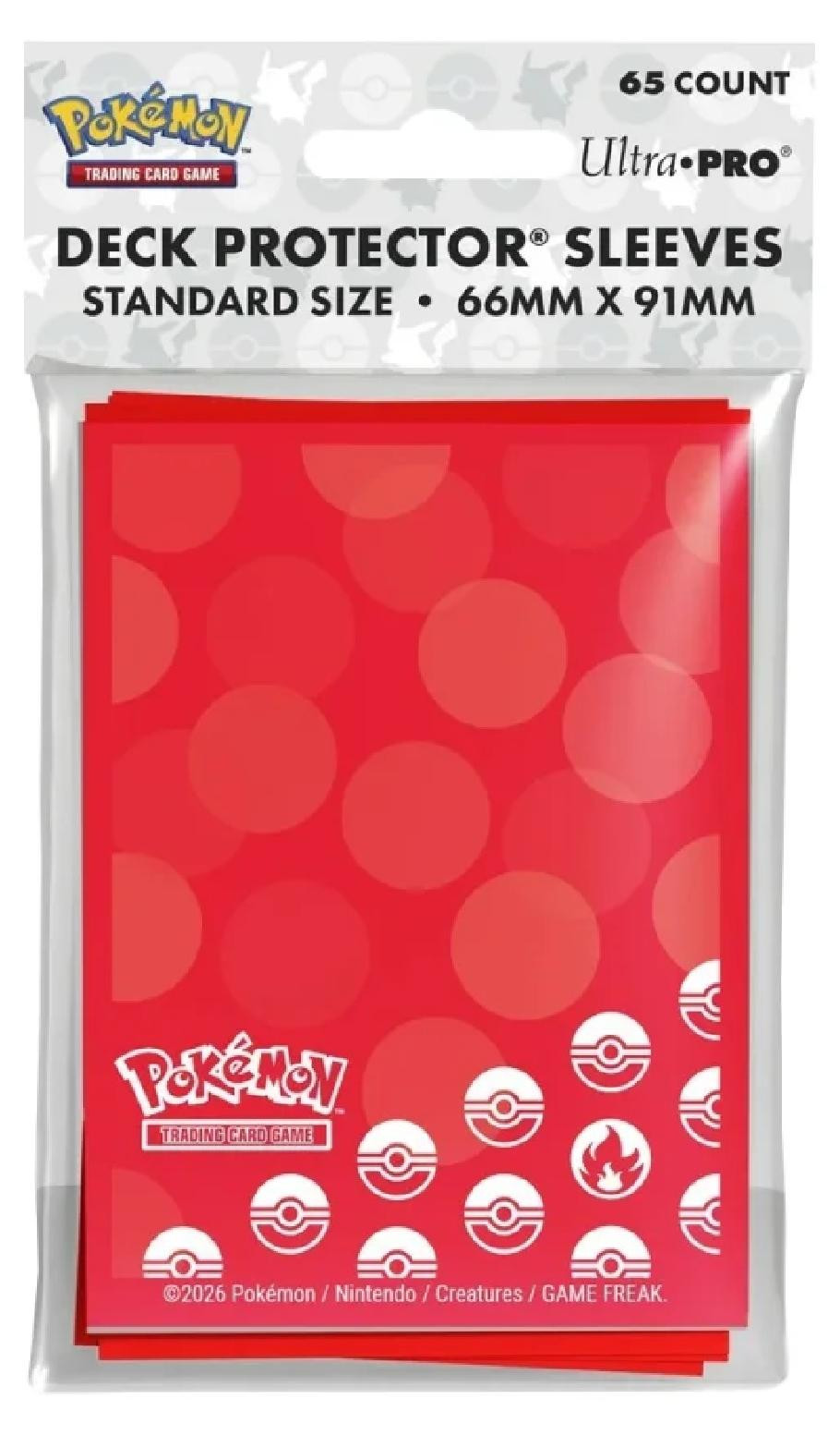 Ultra Pro Pokémon kaart sleeves thema Vuur Energie