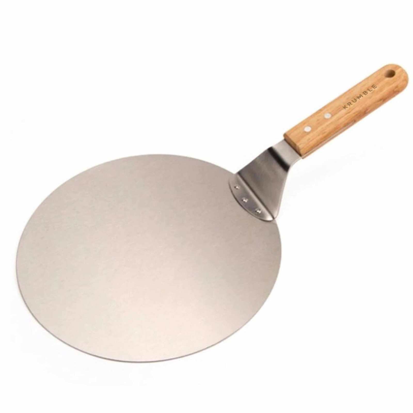 Krumble Pizzaschep van RVS met een diameter van 25,5 cm