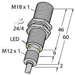 Turck Sensor BI8U-EM18MWD-VN6X 7M