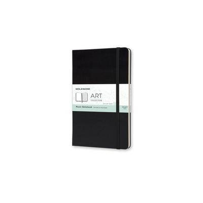 Moleskine Musiknotizbuch, L/A5, 70g-Papier, Hard Cover, Schwarz