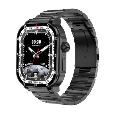 Bluetooth Call Sport Smart Watch With Heart & Health Monitor black