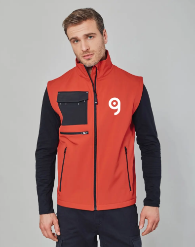 Gilet Zermatt Soft Shell 3 strati, impermeabile e traspirante Personalizzate o neutre JRC