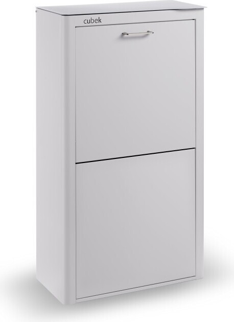CUBEK - Mülleimer / Abfalleimer Mülltrennsystem 80L - 4x20L. Aus Metall