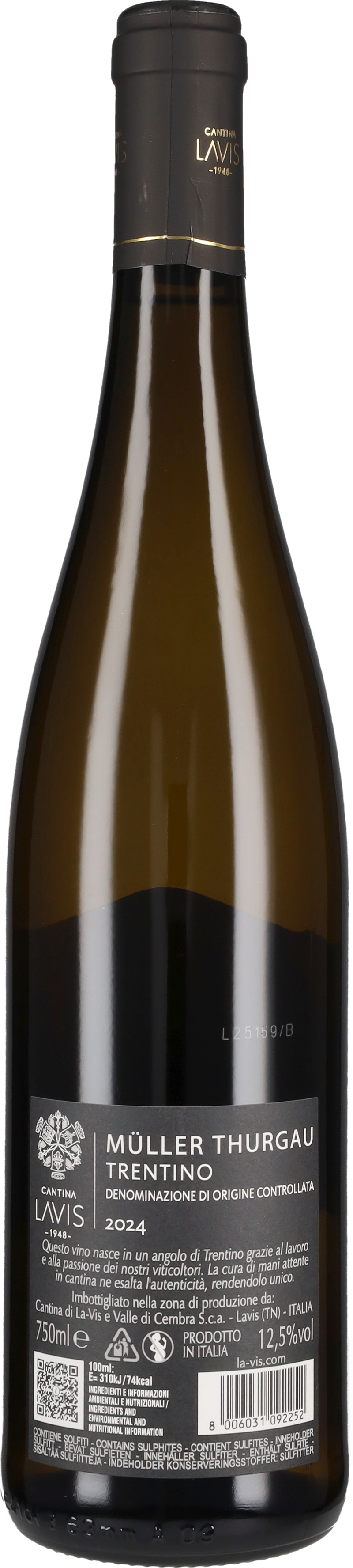 Muller Thurgau La Vis 2025