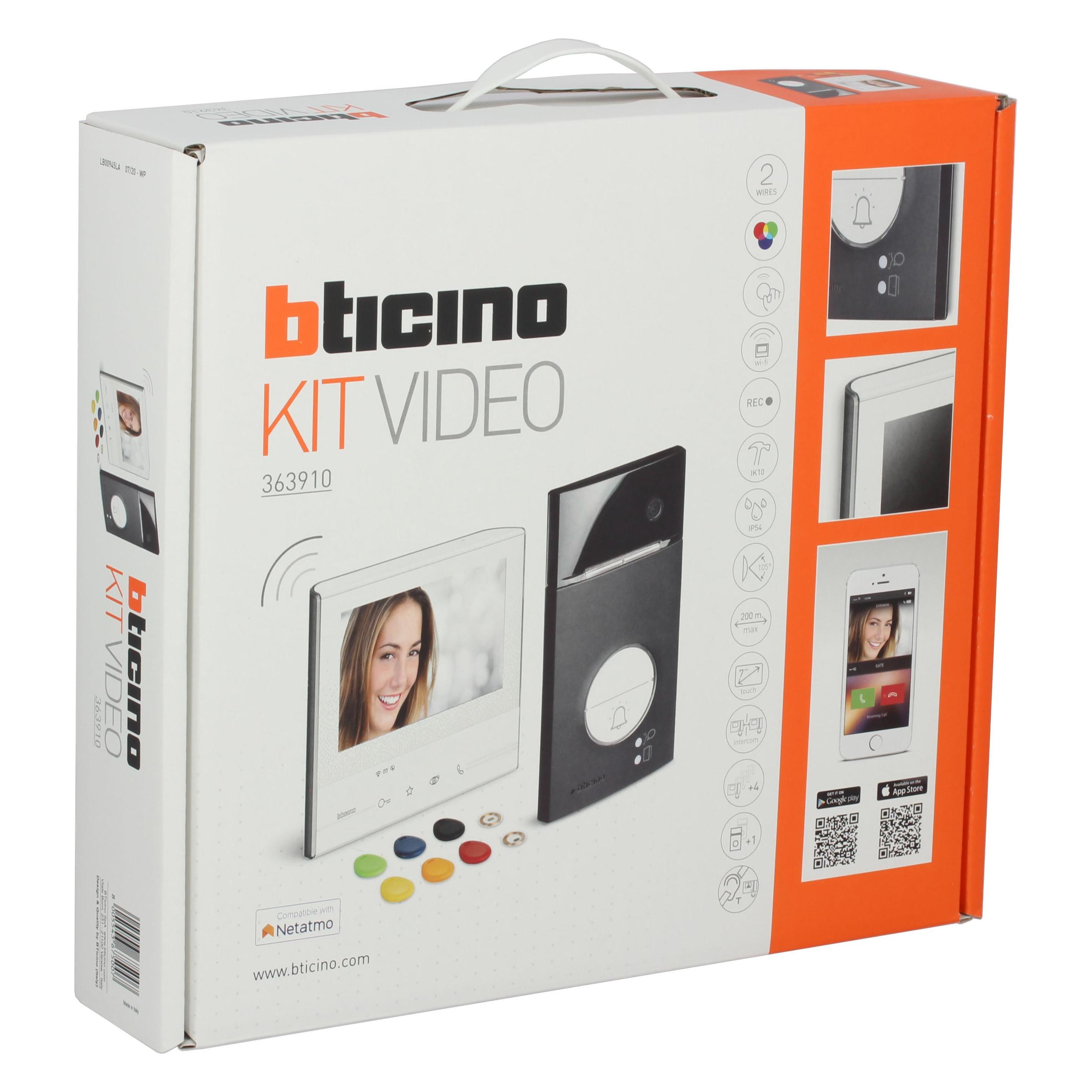 Bticino Flex ONE 2-Draht Videosprechanlagen WLAN Set, Classe 300 X13E (Kabellos, WLAN) (231715)