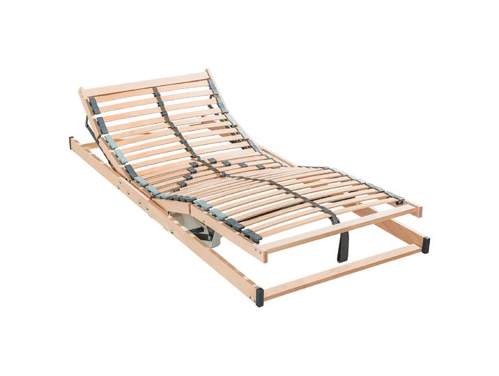Motorisch verstellbarer Lattenrost Twing 140 x 200cm Schichtholz, beschichtet Braun