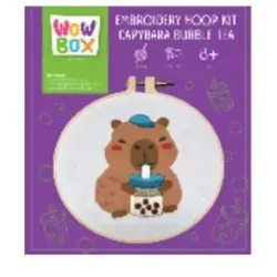 Wow Box: Stickset mit Kapibara und Bubble Tea