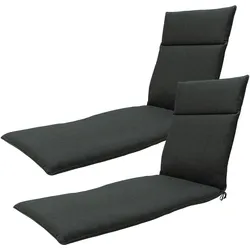 Natura Punto, Gartenmöbel Zubehör, Liegen-Auflage by Madison recycled, 2er Set