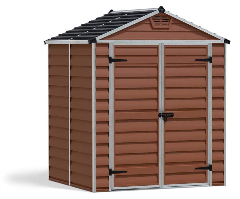 Palram - Canopia Kunststoff Gerätehaus Skylight 65 Bernstein 154x185x217 cm