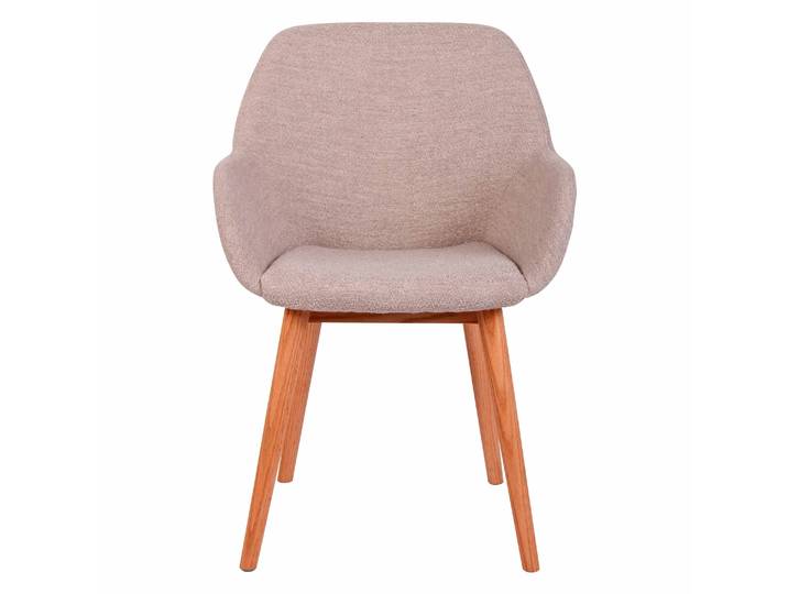 Chaise repas tissu sable
