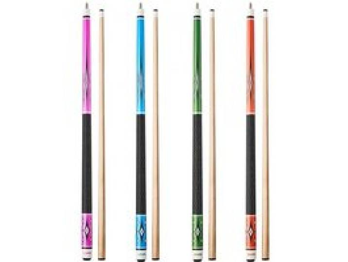 VEVOR Billardqueue 4 Stk. (1473,2 mm / 510/538/566/595 g) aus kanadischem Ahornholz mit ABS-Verbindungsring, Billardstock geeignet für Bar Zuhause Büro Amerikanisches 9-Ball-Spiel, pool cue