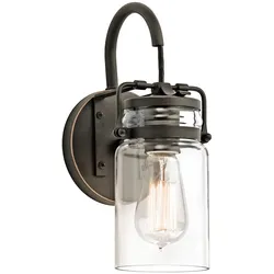 Elstead Lighting Brinley Wandleuchte E27 Altbronze
