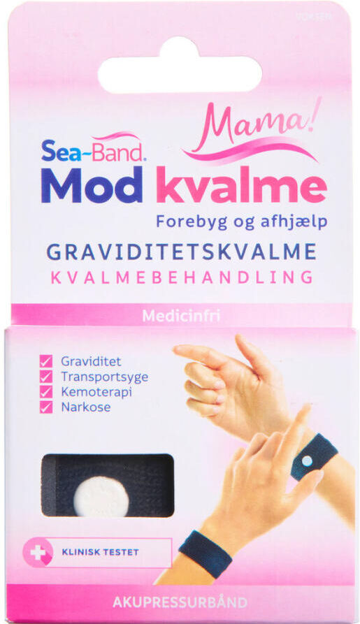 Sea-Band Mod Kvalme Mama Medicinsk udstyr 1 par