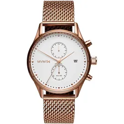 MVMT - VOYAGER - WHITE ROSE - roségold - weiß - roségold / 42 MM