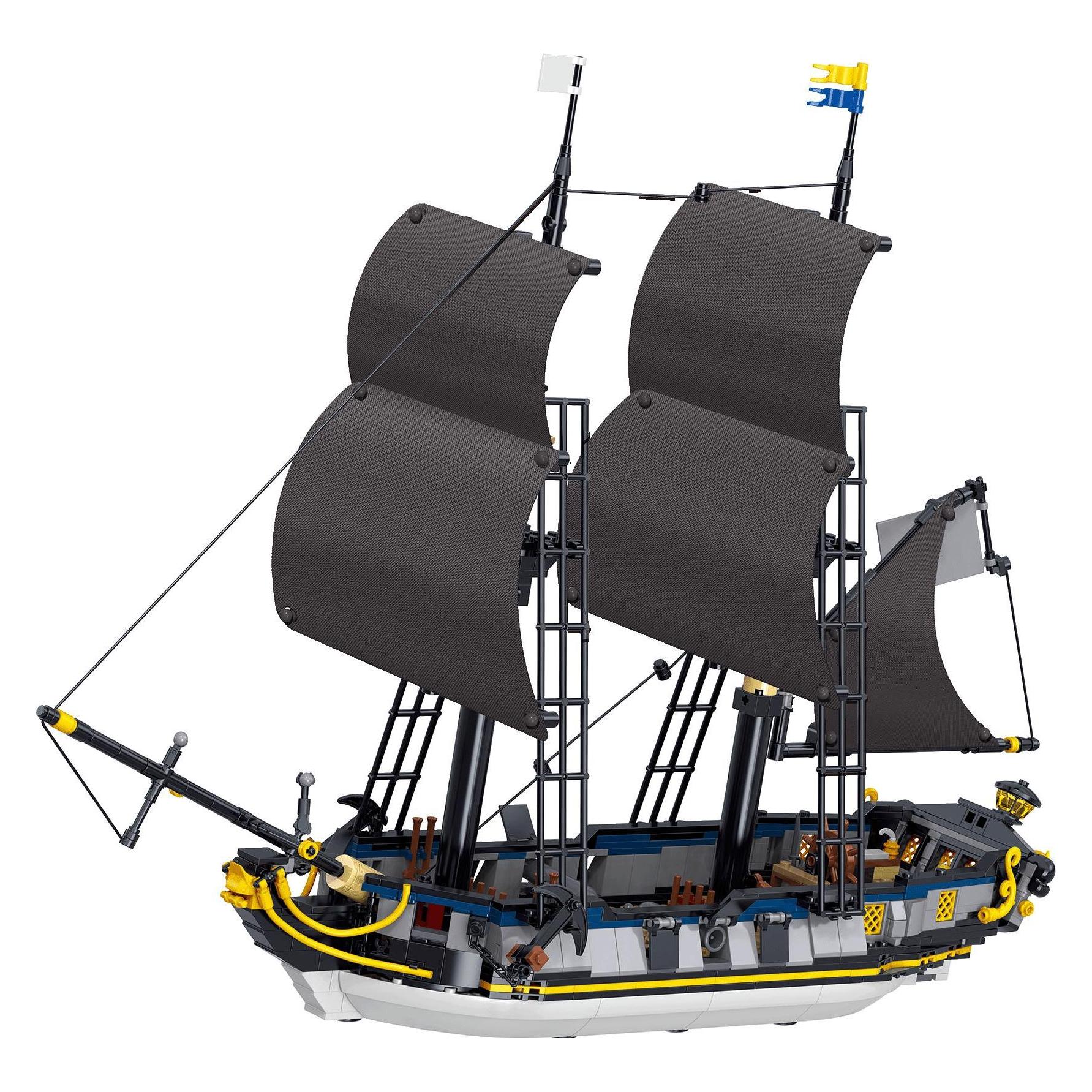 Brixies Plus Piraten Schiff gross / Pirate ship big (222302)