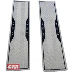 Givi, Motorradgepäck, Ein Paar reflektierender Aufkleber