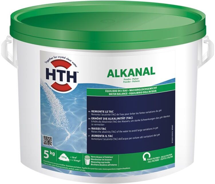 HTH Alkanal - augmentation alcalinité TAC - Seau de 5 kg